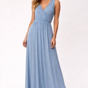 POL Light Blue Maxi Dress